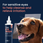 Relieve your dog's eye irritation with this effective Eye Wash. Perfect for daily use, available at Curat Cart.