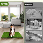 Dog Grass Pad with Tray offers a clean solution for pet owners. 100% Authentic, available in India at Curat Cart.