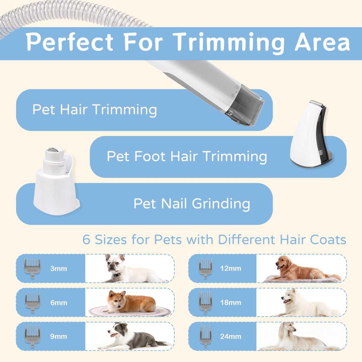Explore the exclusive Dog Grooming Kit Vacuum Clipper, specially curated by Curat Cart for efficient pet grooming in India.