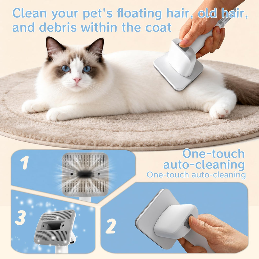 Discover the premium imported Dog Grooming Kit Vacuum Clipper, perfect for cleaning pet hair effortlessly. Available at Curat Cart.