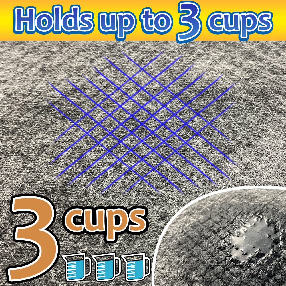 Premium imported Dogcator Charcoal Dog Training Pads hold up to 3 cups, ensuring maximum absorbency for your pet. Available at Curat Cart.