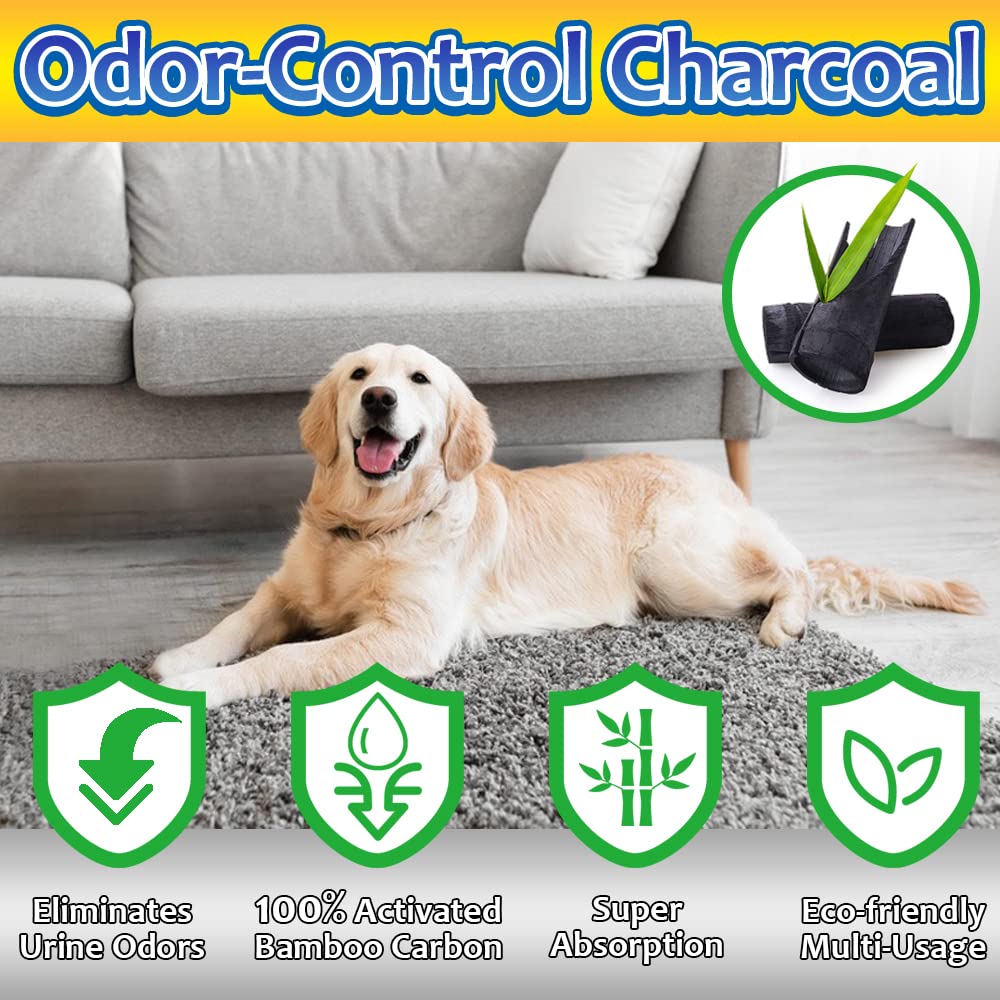 Dogcator Charcoal Dog Training Pads with odor control and super absorption. 100% Authentic, available at Curat Cart in India.