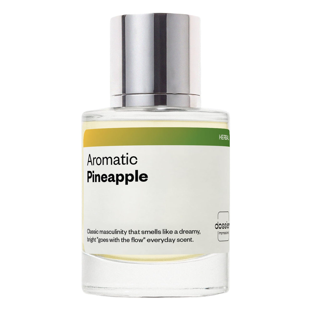Discover the premium imported Dossier Aromatic Pineapple, a fresh everyday scent for the modern man, available at Curat Cart.