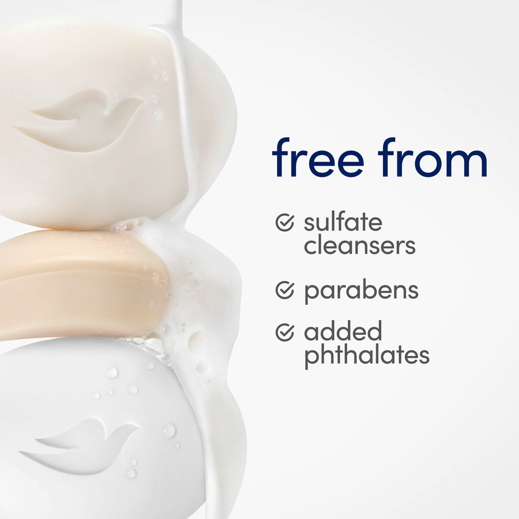 Order Dove Beauty Bar Soap Original, pack of 3. Free from sulfates, parabens, and phthalates. Available online.
