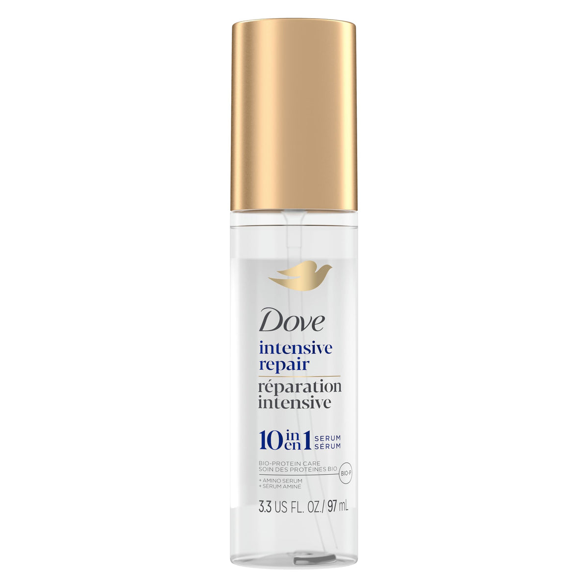 Discover the authenticity of Dove's Intensive Repair Serum, a 10-in-1 solution for rejuvenated hair. 100% genuine product.