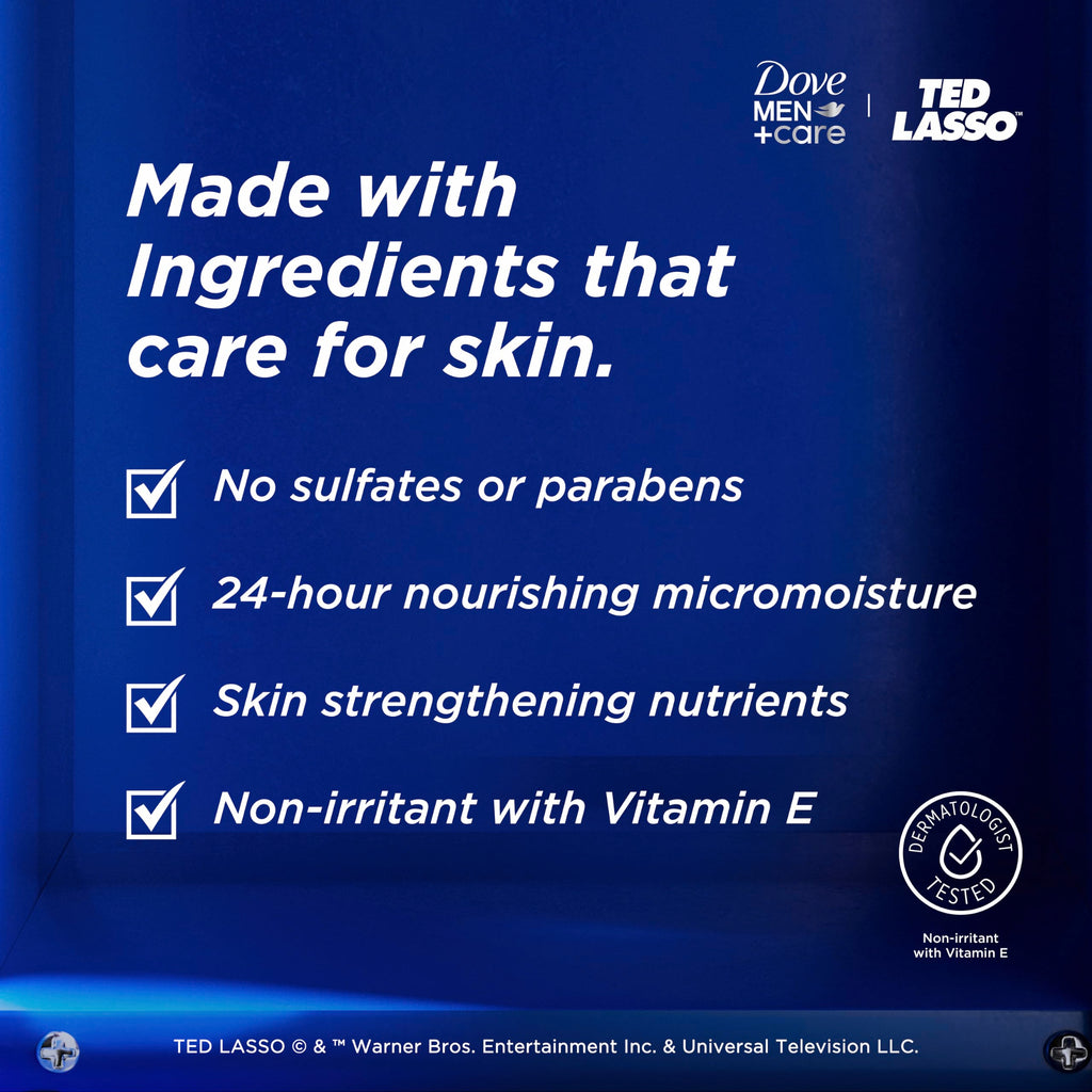 DOVE MEN Believe Body Wash features nourishing ingredients, perfect for daily use. Available at Curat Cart for healthy skin.