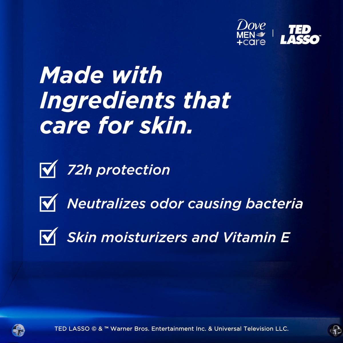 Dove Men Fresh Victory Antiperspirant showcases 72-hour protection, skin moisturizers, and Vitamin E in official packaging from Curat Cart.