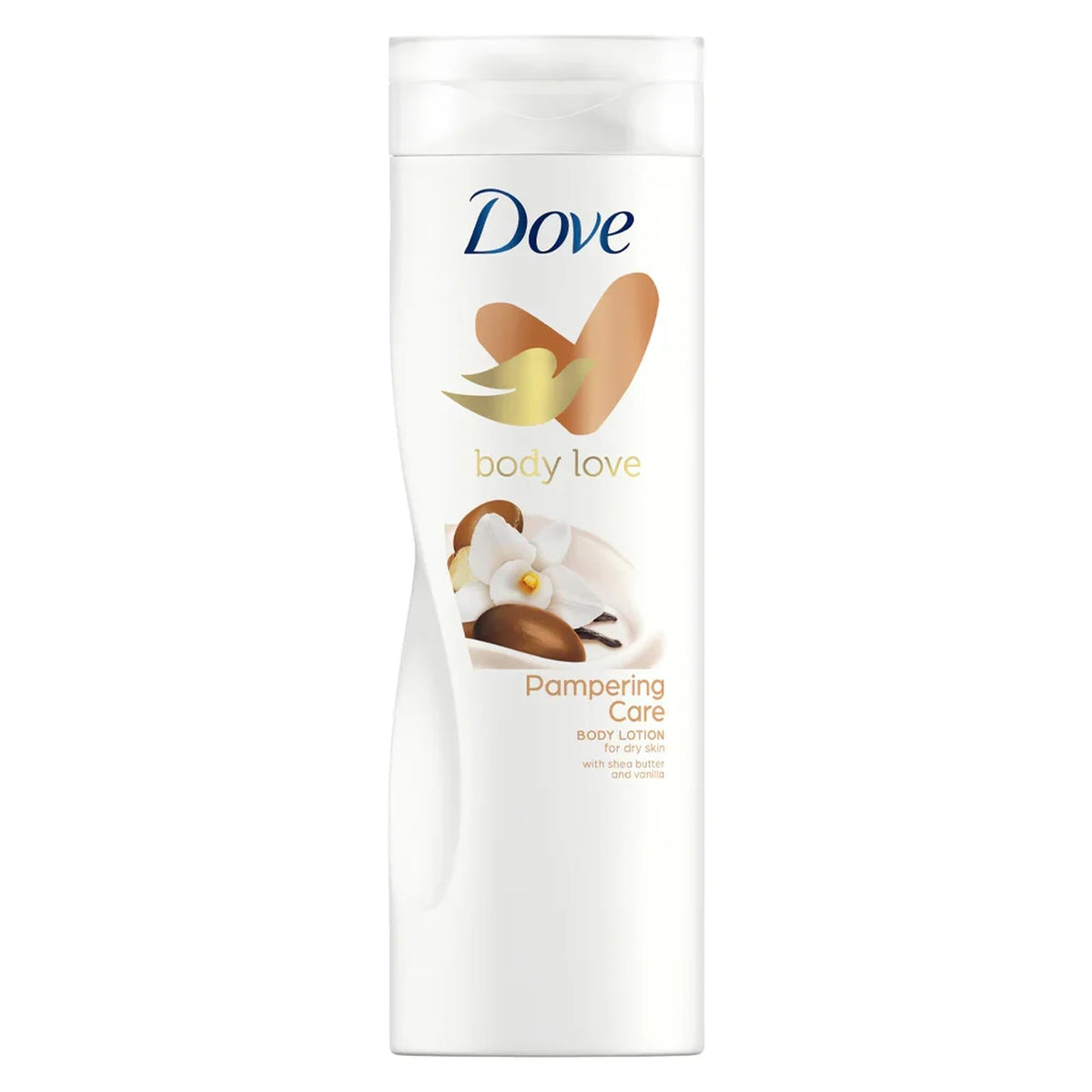 Experience premium imported Dove Pampering Care Body Lotion for silky-smooth skin. Available at Curat Cart for your skincare needs.