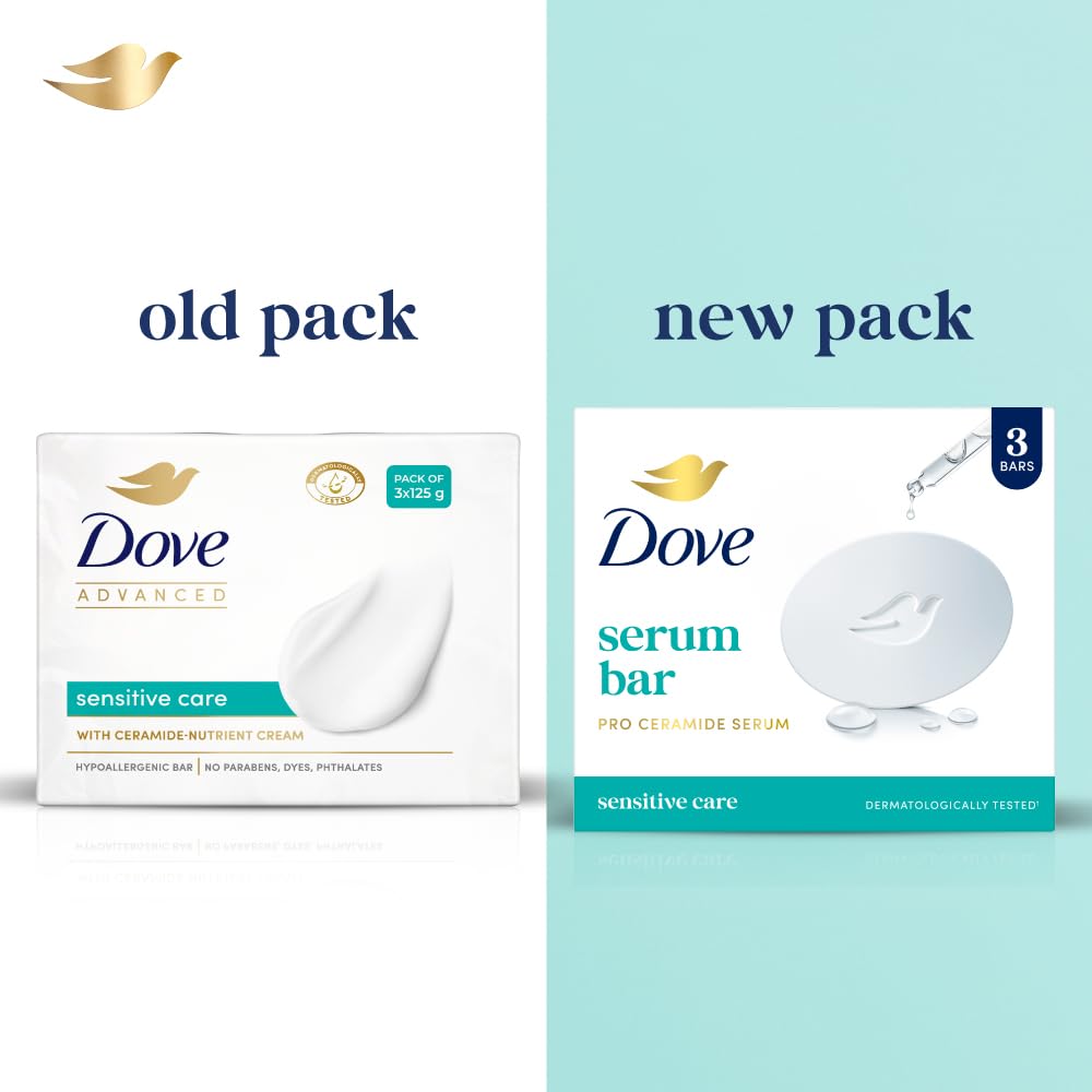 Dove Serum Bar with Pro-Ceramide - Texture, Swatch & Consistency | fast dispatch across India from Curat Cart