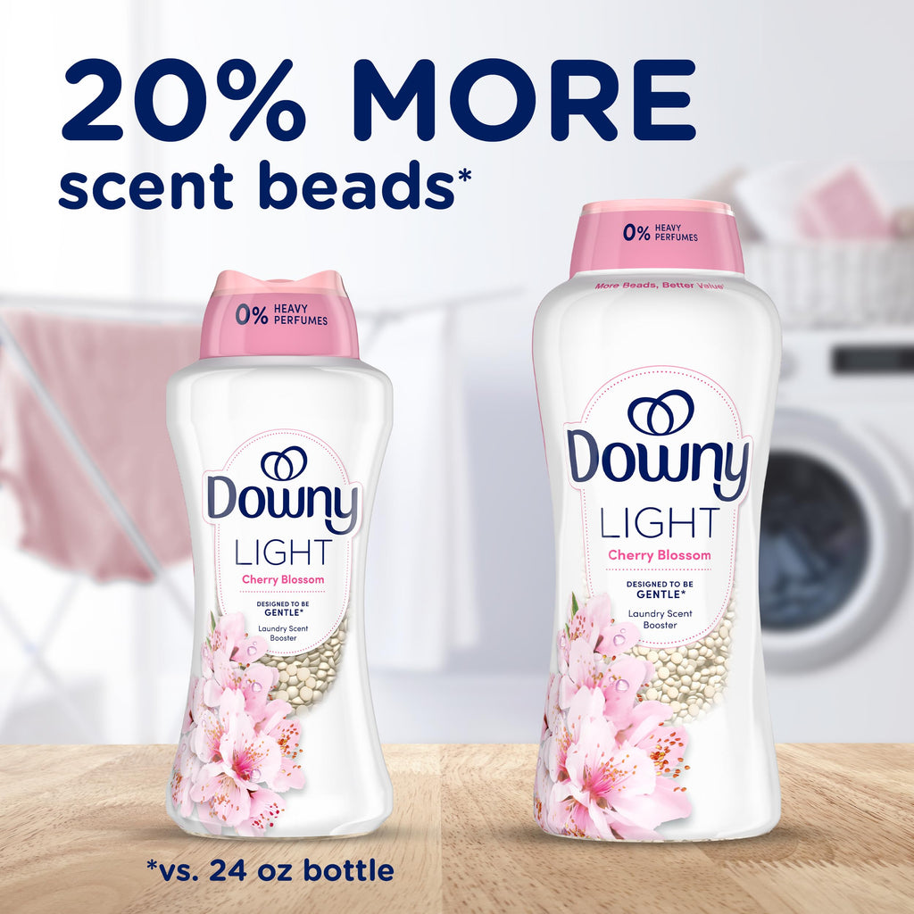 Discover Downy Light Scent Booster Beads, featuring 20% more product for an exclusive fragrance experience, specially curated by Curat Cart.