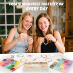 Dowsabel Clay Beads Bracelet Making Kit, perfect for creative bonding. Available at Curat Cart for endless fun.
