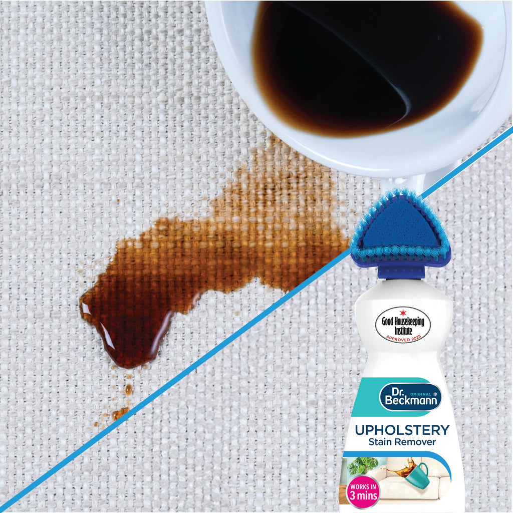 Dr. Beckmann Upholstery Stain Remover effectively tackles tough stains. Perfect for daily use, available at Curat Cart.