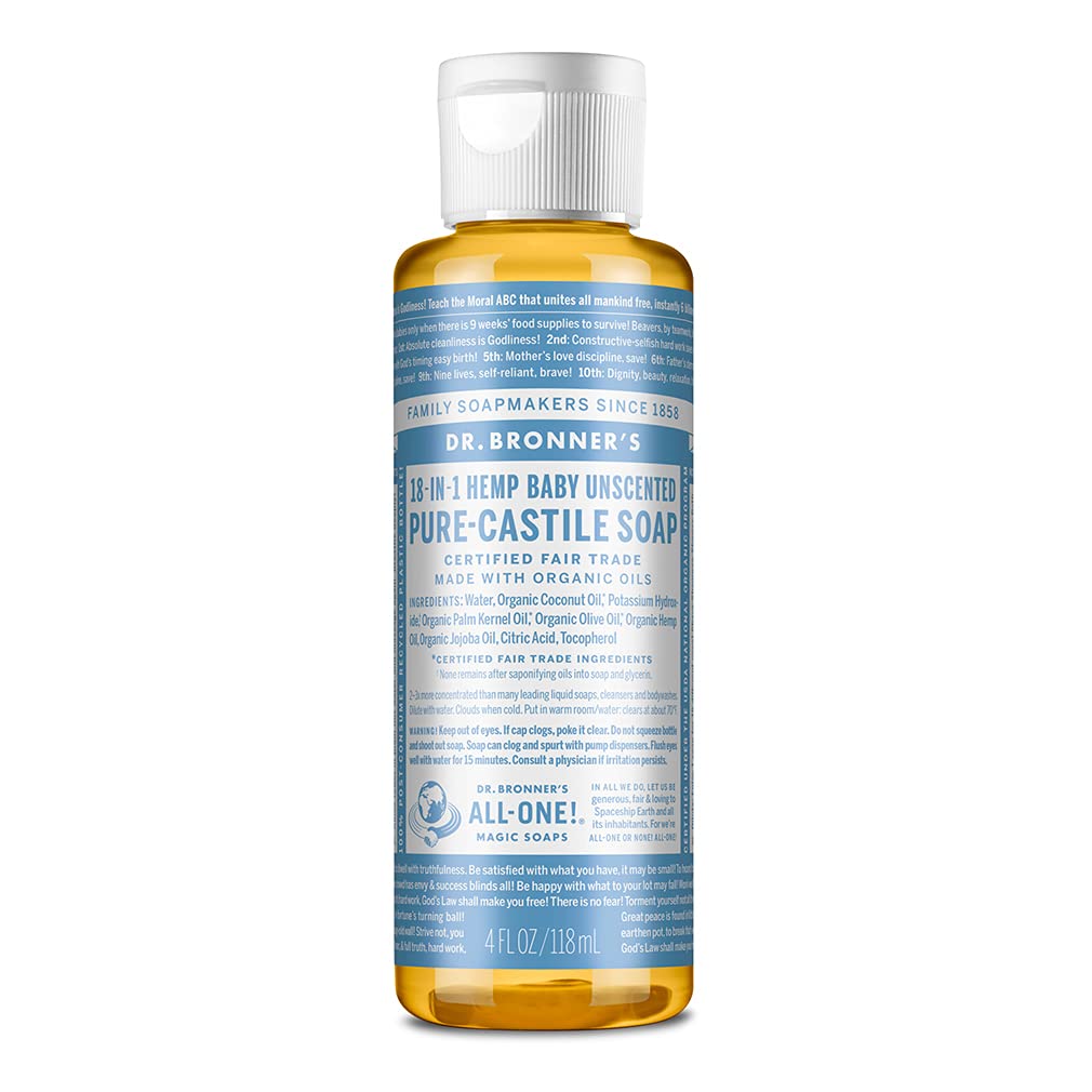 Order Dr. Bronner's Pure-Castile Liquid Soap online in India. Available in various scents and sizes for all your needs.