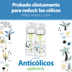 Dr. Brown's Anti-Colic Baby Bottles, specially curated by Curat Cart, designed to reduce colic, burps, and gas in infants.