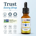 Dr. Green Mom Aller Hist Kids Support in high-quality packaging, ideal for allergy relief. Available at Curat Cart.