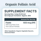 Discover Dr. Green Mom Folinic Acid in high-quality official packaging, featuring essential supplement facts for optimal health at Curat Cart.