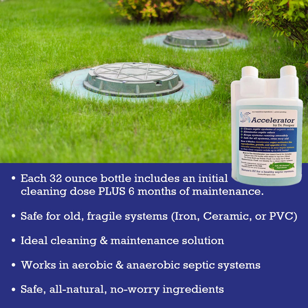 Dr. Pooper Septic Tank Treatment, specially curated by Curat Cart, ensures effective maintenance for all septic systems. Safe and all-natural.