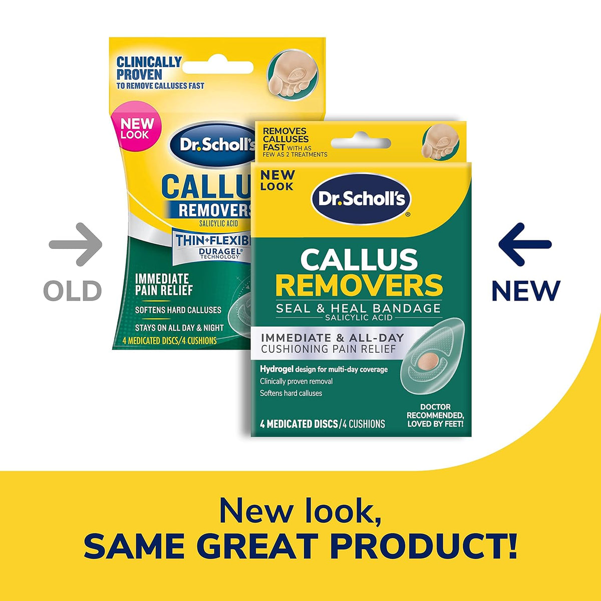 Order Dr. Scholl's Callus Remover Bandage online in India. Clinically proven for effective callus removal and pain relief.