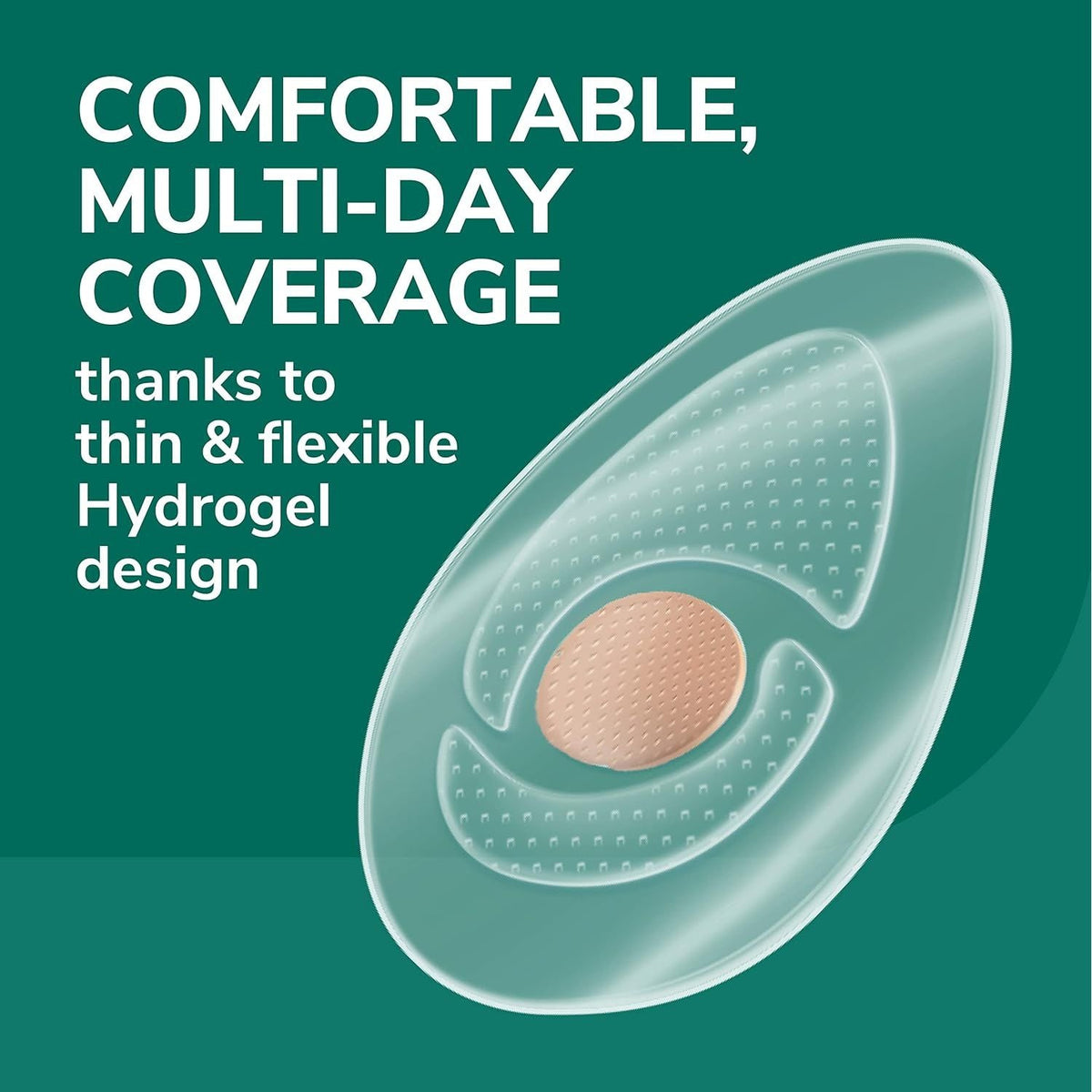 Discover Dr. Scholl's Callus Remover Bandage featuring a flexible hydrogel design for comfortable, multi-day coverage.