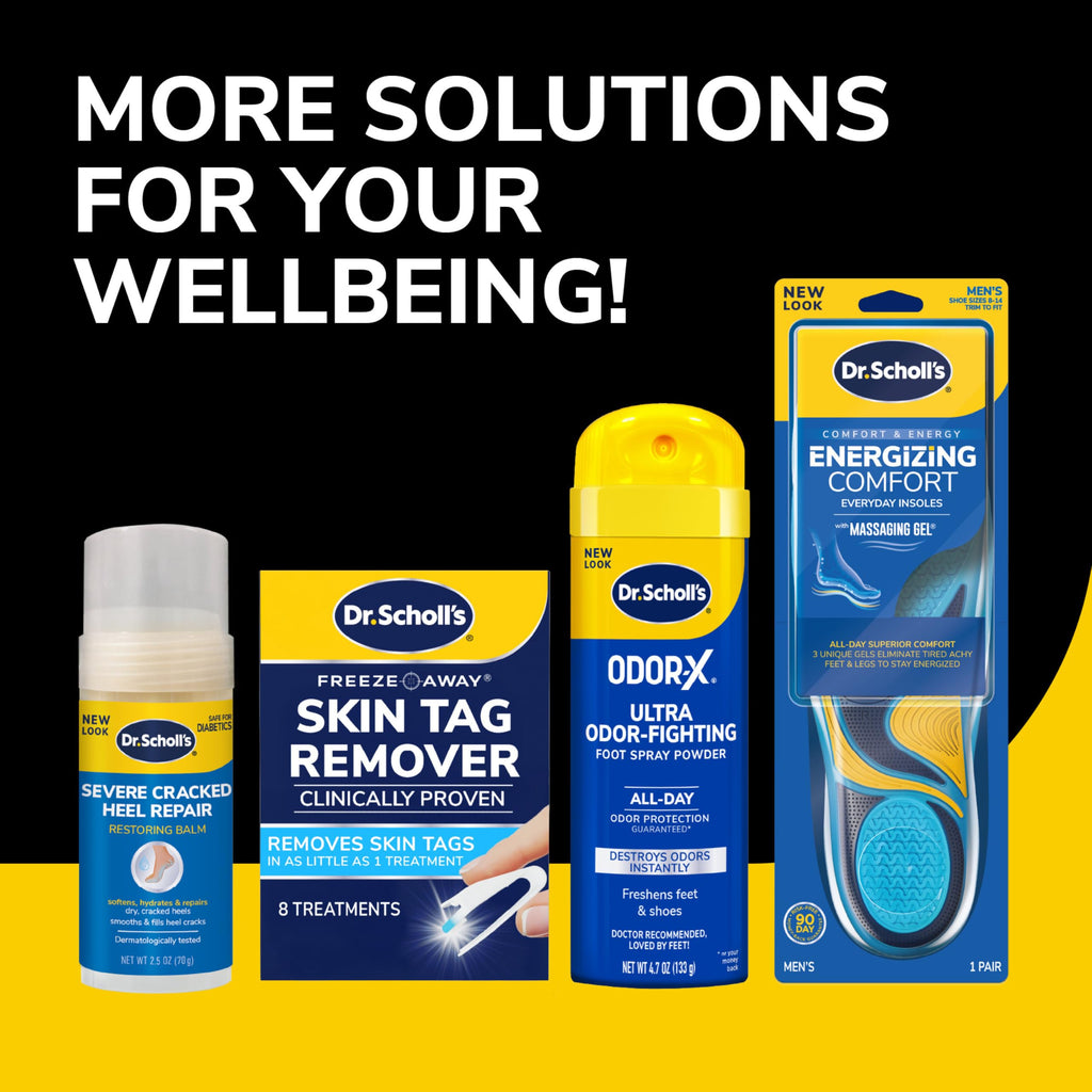 Discover Dr. Scholl's Wart Remover Bandages in official packaging, offering effective treatment for warts. Available at Curat Cart.