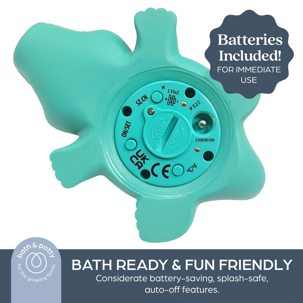 Ensure safety during bath time with the Dreambaby Floating Crocodile Bath Thermometer, perfect for daily use. Available at Curat Cart.