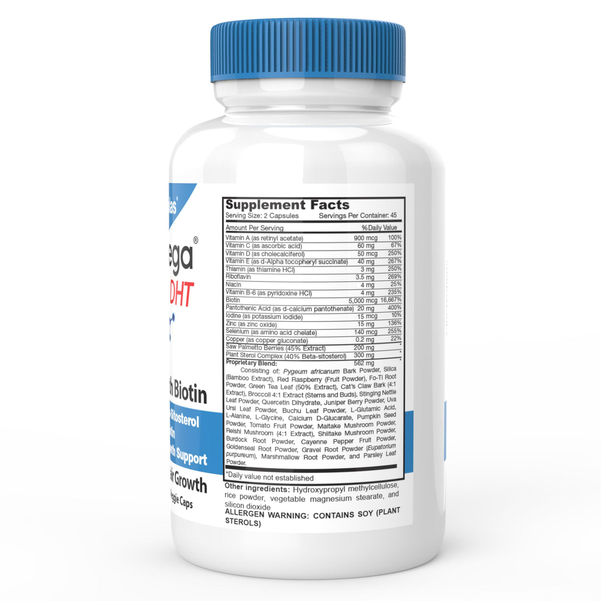 DrFormulas DHT Blocker Hair Growth supplement, 100% Authentic, available at Curat Cart for effective hair support in India.