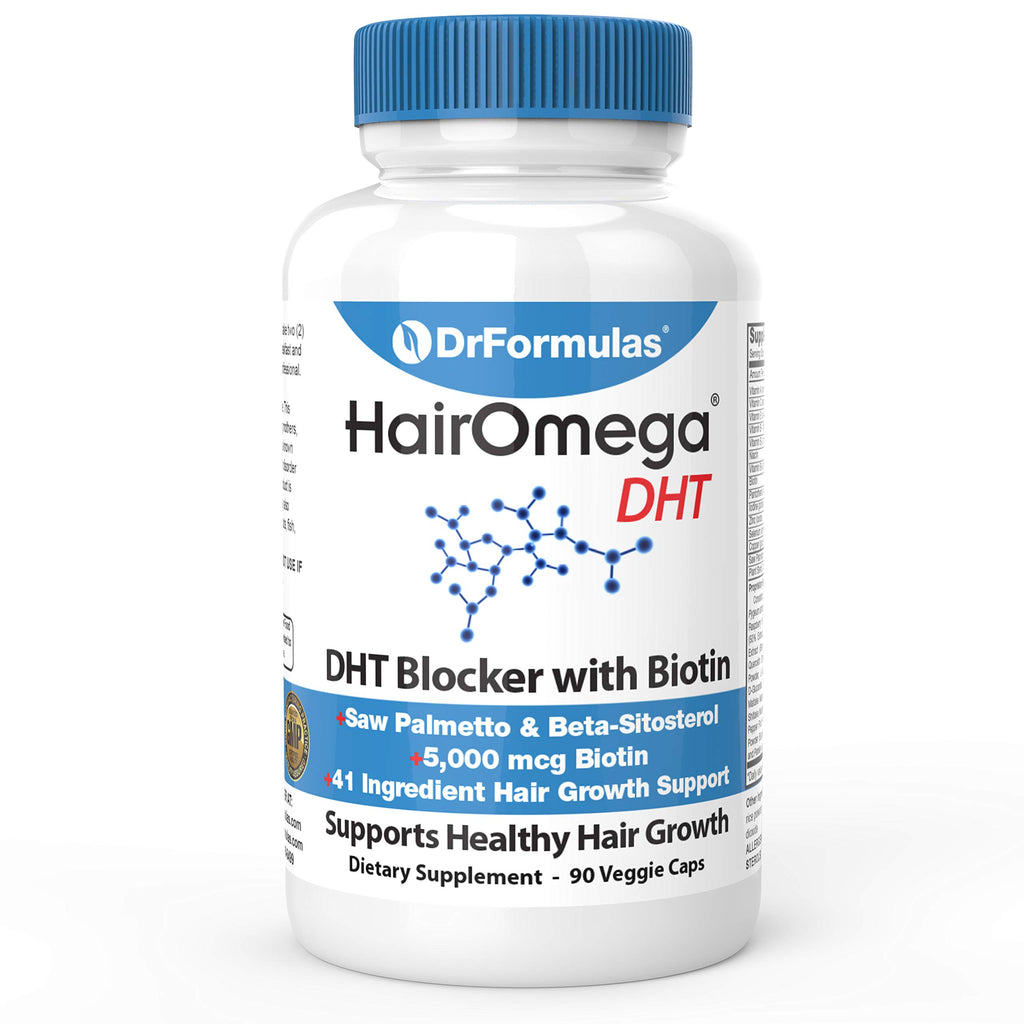 DrFormulas DHT Blocker Hair Growth, a premium imported dietary supplement from Curat Cart, supports healthy hair growth with biotin.