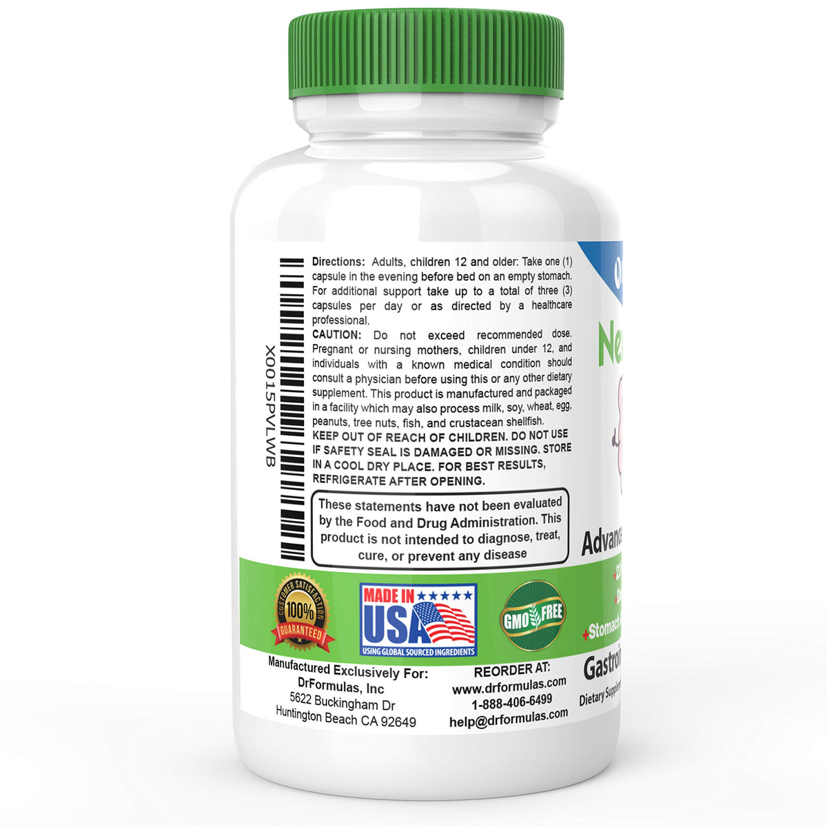DrFormulas Nexabiotic Multi Probiotic, premium USA-made supplement for digestive health, ideal for all ages.