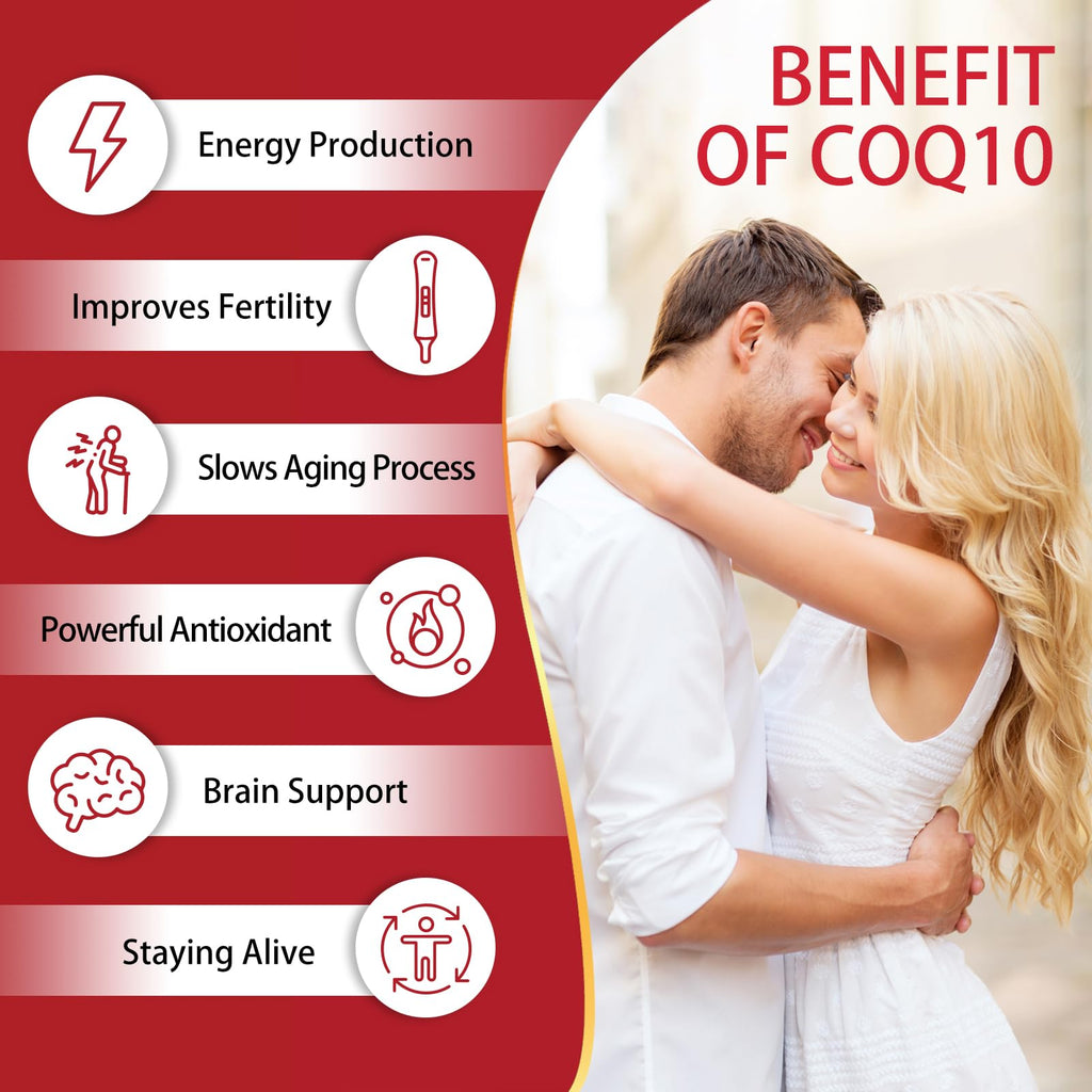 Discover the benefits of DRFOSTER Ubiquinol CoQ10 200mg for energy, brain support, and anti-aging. Perfect for daily use from Curat Cart.