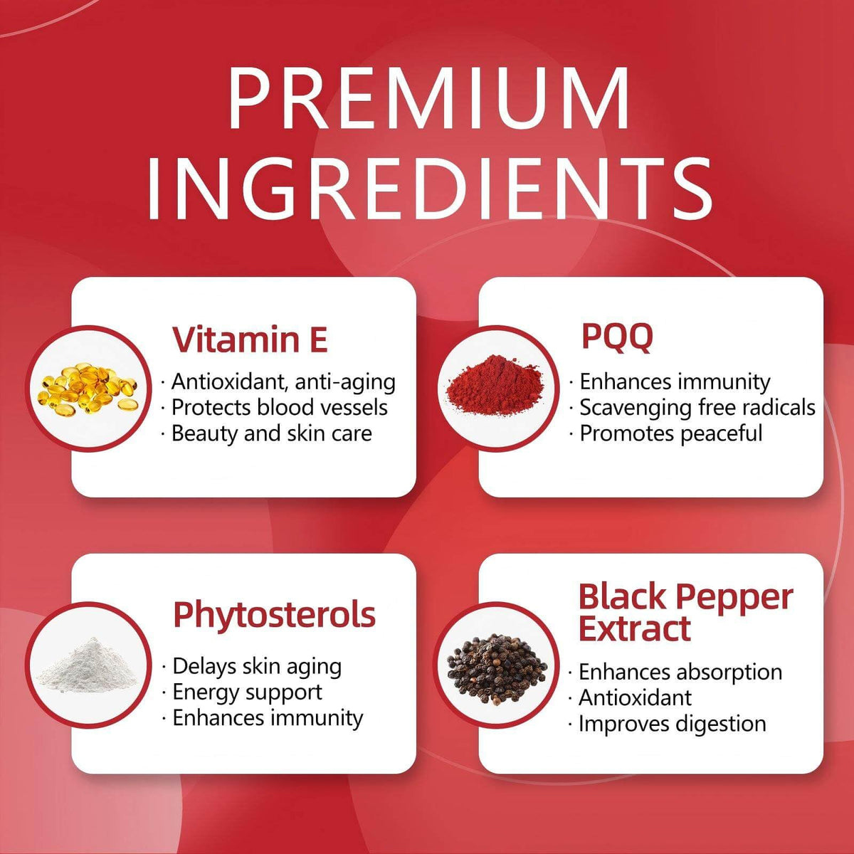 Discover DRFOSTER Ubiquinol CoQ10 200mg, a premium import featuring Vitamin E, PQQ, and Black Pepper Extract for optimal health. Available at Curat Cart.