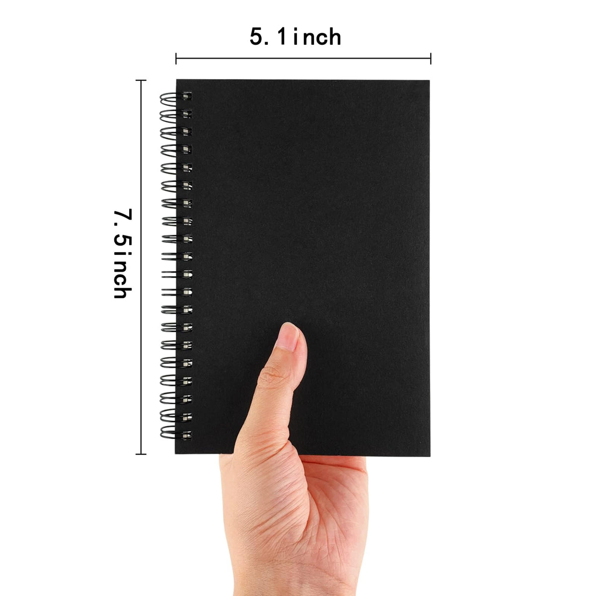 DSTELIN Blank Spiral Notebook, 100% Authentic, available in India at Curat Cart. Perfect for notes and sketches.