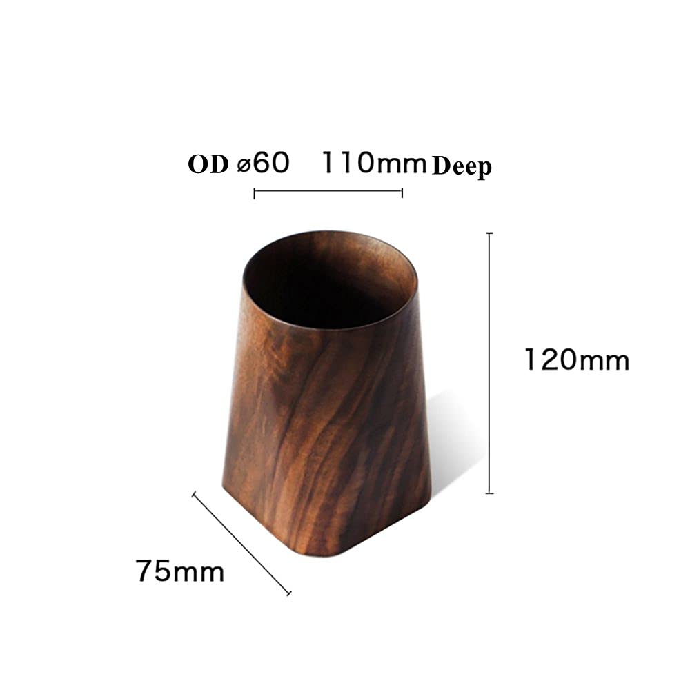 Elegant Black Walnut Pencil Holder, specially curated by Curat Cart, adds a touch of sophistication to your workspace.