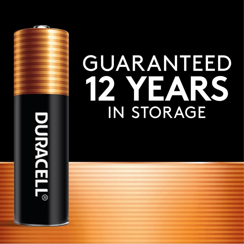 Premium imported Duracell Coppertop AAA batteries guaranteed 12 years in storage, available at Curat Cart.