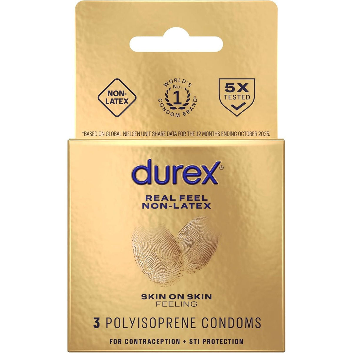 Discover Durex Real Feel Condoms, 100% genuine polyisoprene for skin-on-skin sensation. Experience unmatched comfort and protection.