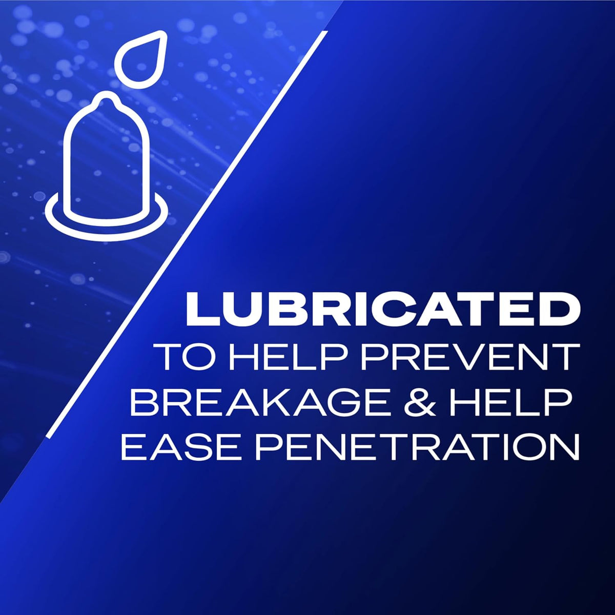 Durex Performax Intense Condom, lubricated for breakage prevention and ease of penetration. Verified by CuratCart.