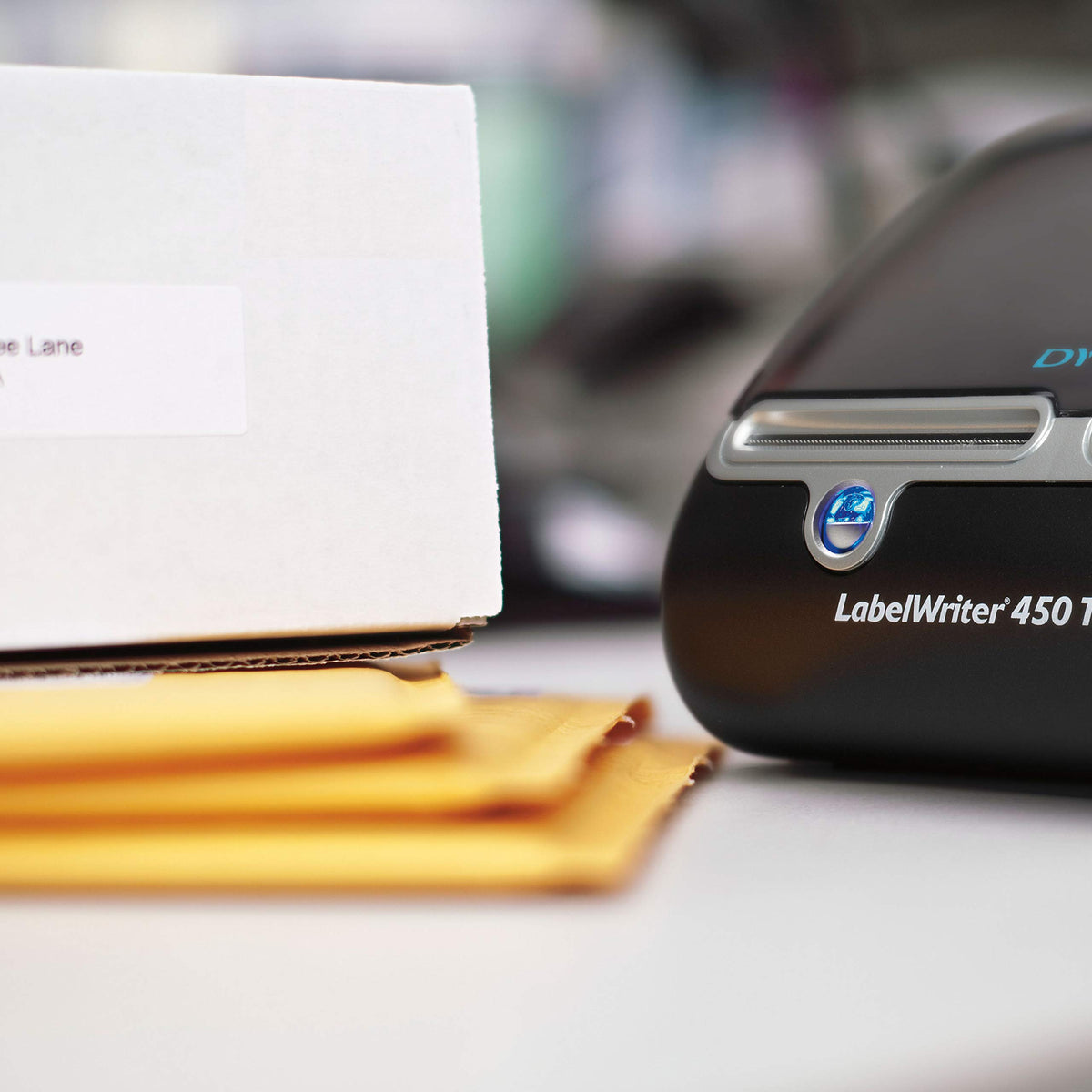 Enhance your labeling efficiency with the DYMO LabelWriter 450 Twin Turbo, ideal for daily use. Available at Curat Cart.