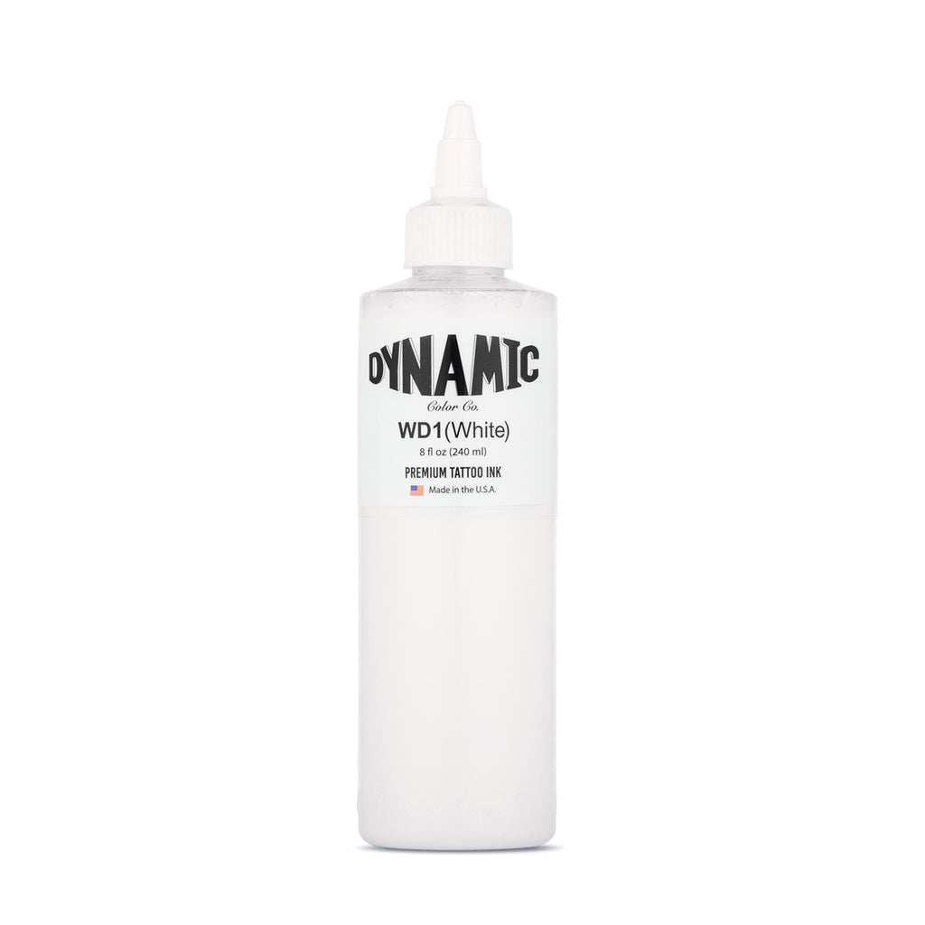 Discover the premium imported Dynamic Color Tattoo Ink in white, perfect for professional tattoo artists. Available at Curat Cart.
