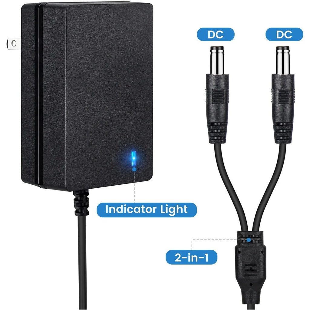 Premium import E Collar Charger for Mini Educator, featuring a dual output cable and indicator light. Available at Curat Cart.
