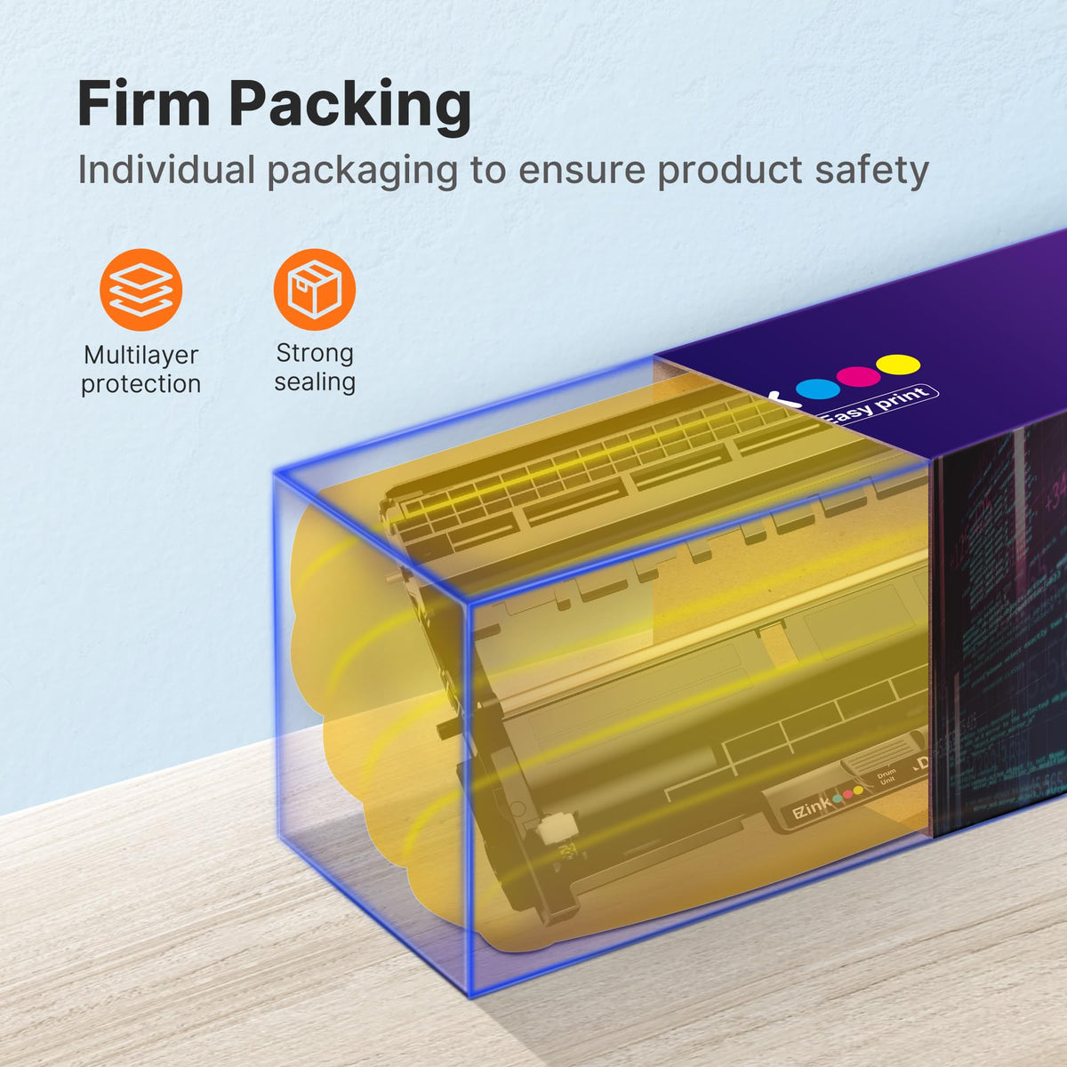 Brother DR630 Drum Unit in firm packaging ensures safety and quality. Perfect for daily printing needs at Curat Cart.