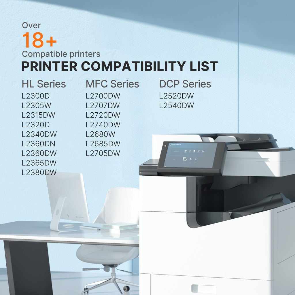 Brother DR630 Drum Unit supports over 18 compatible printers, ensuring 100% authenticity and availability at Curat Cart.