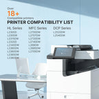Brother DR630 Drum Unit supports over 18 compatible printers, ensuring 100% authenticity and availability at Curat Cart.