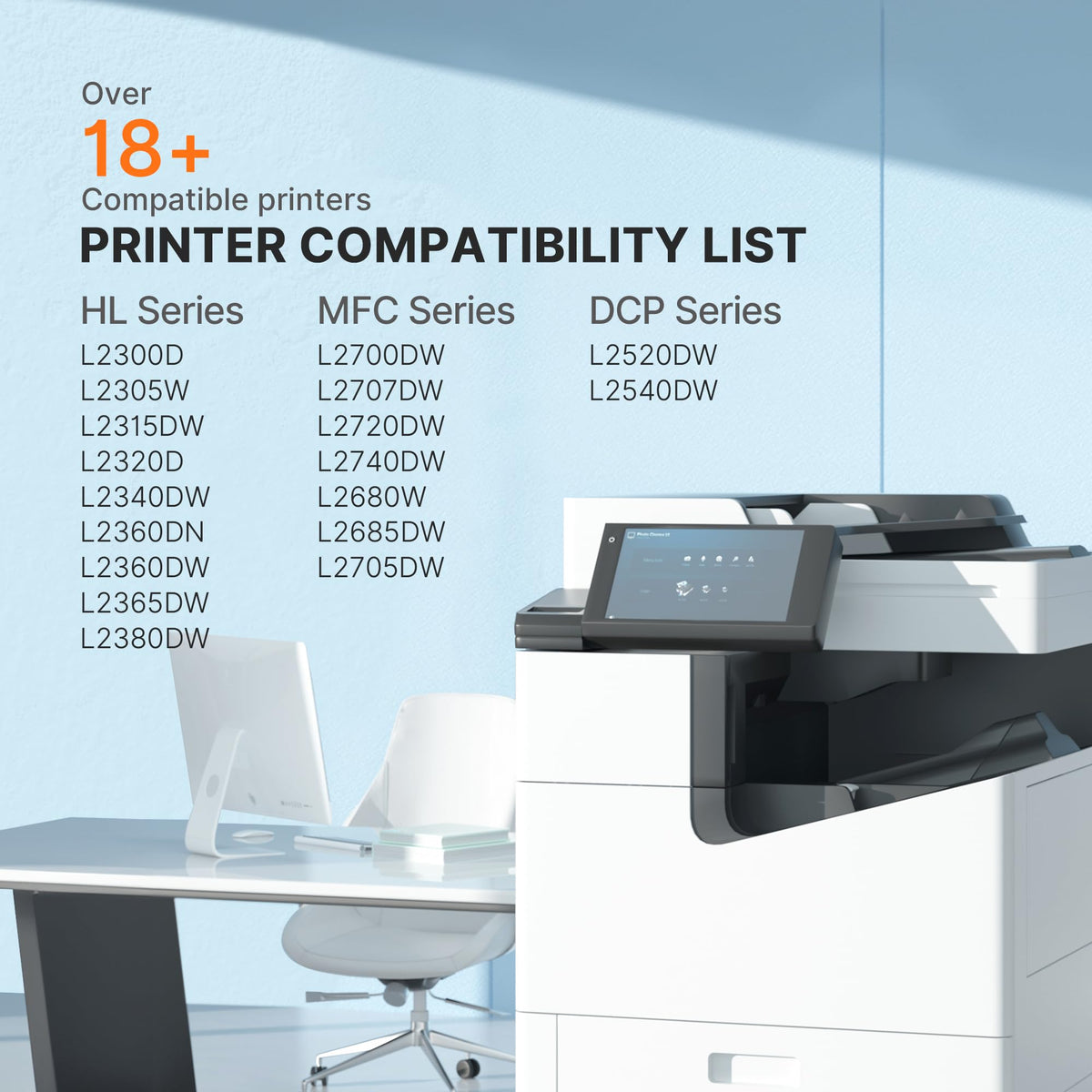 Brother DR630 Drum Unit supports over 18 compatible printers, ensuring 100% authenticity and availability at Curat Cart.