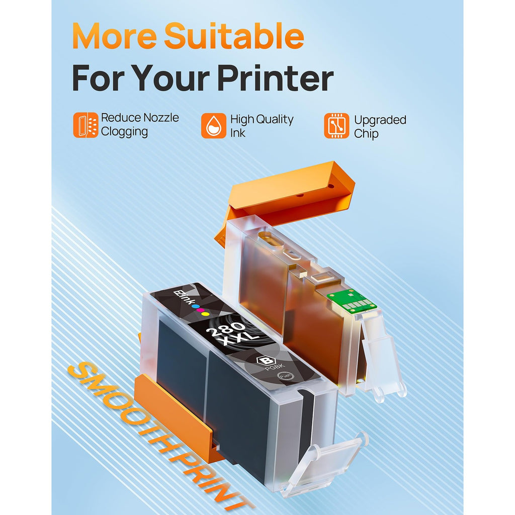 Upgrade your printing with E-Z Ink TS9120 Ink Cartridges, designed to reduce nozzle clogging. Available at Curat Cart.