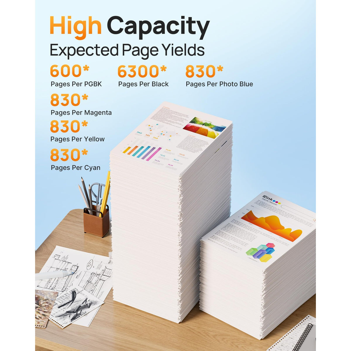 E-Z Ink TS9120 Ink Cartridges in official packaging, offering high capacity yields for vibrant printing. Available at Curat Cart.