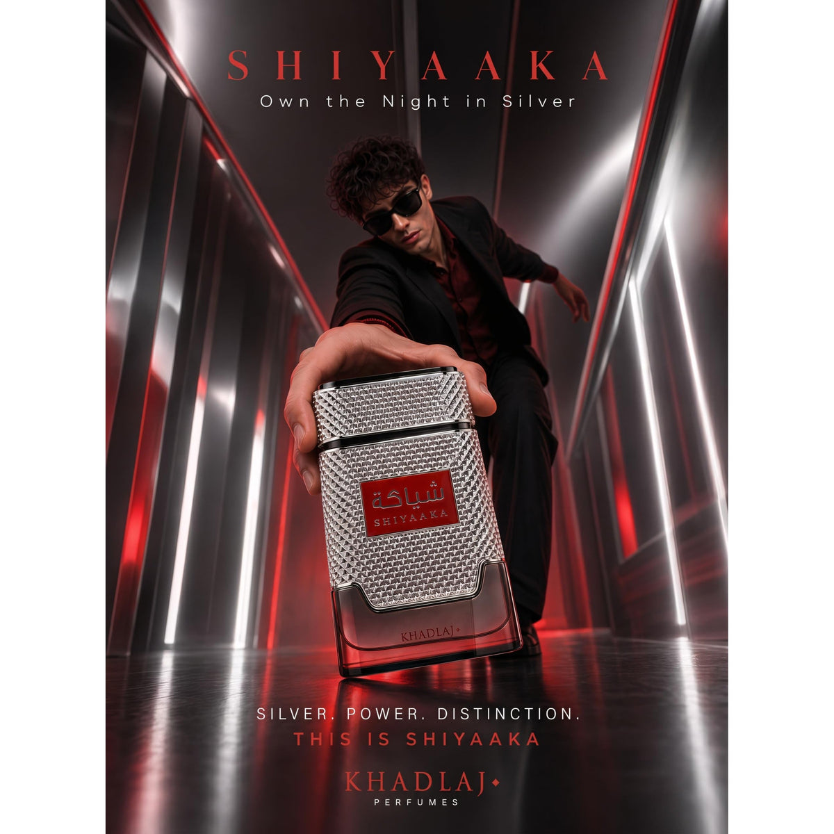 Discover Khadlaj Shiyaaka Snow – a fresh citrusy and woody fragrance. Order online for delivery in India!
