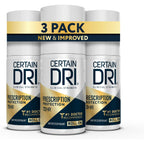 Certain Dri Prescription Strength Clinical Antiperspirant Roll-On, 1.2 oz | 72-Hour Sweat & Odor Protection for Excessive Sweating & Hyperhidrosis, 15% Aluminum Chloride, Fragrance-Free