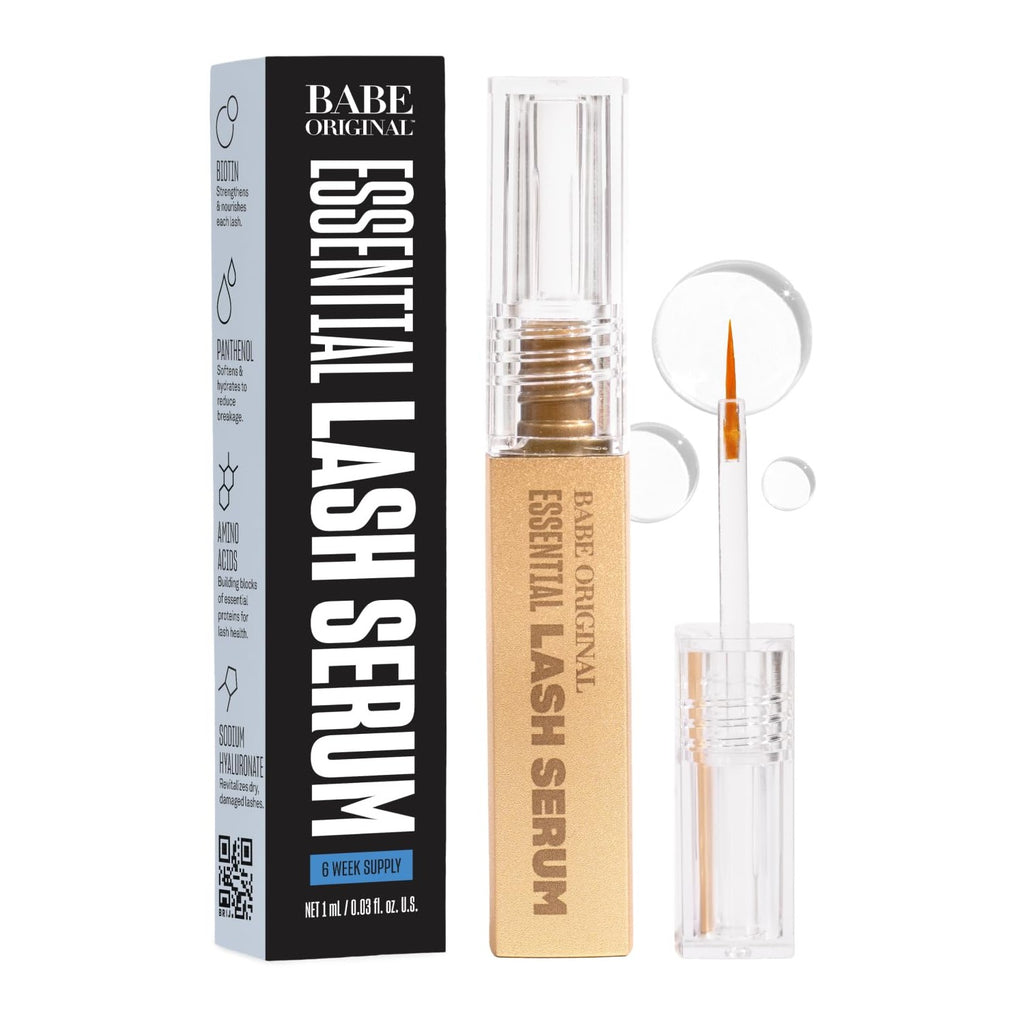 Babe Original Lash Serum - Fuller & Longer Looking Eyelashes, Advanced Lash Enhancing Treatment for Natural Lashes, Extensions & Eyebrows, Vegan & Cruelty-Free