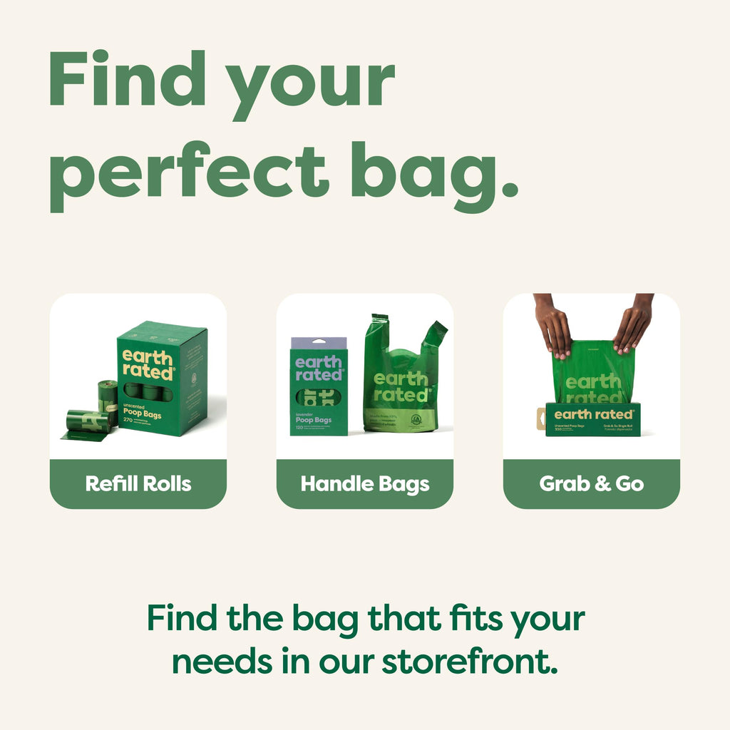 Explore Earth Rated Dog Poop Bags at Curat Cart, perfect for daily walks and eco-friendly waste disposal. Upgrade your routine.