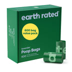 Earth Rated Dog Poop Bags in lavender scent, 600 bags value pack, 100% Authentic, available at Curat Cart in India.