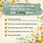 Earthley Magnesium Lotion with key benefits. Clean, FDA-inspected, affordable; trusted by CuratCart. Emphasizing purity.